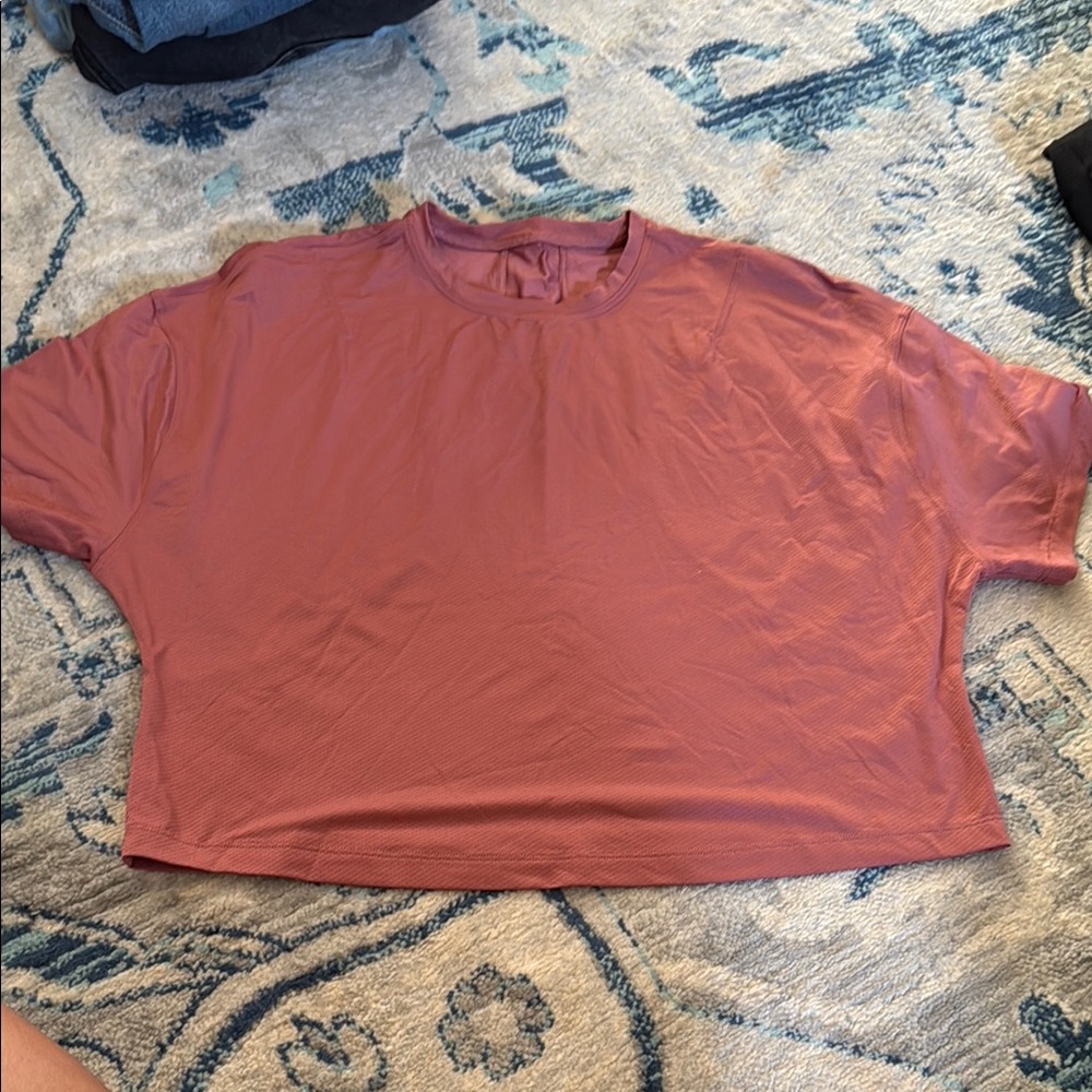 Lululemon Athletica Mauve Crop Top